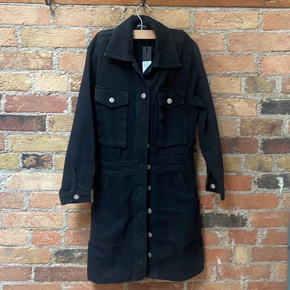 Nwt black denim dress - Picture 1 of 2